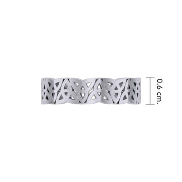 Celtic Trinity Knot Silver Ring TRI1317 - Jewelry